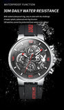 Original Silicone Strap Male Watch Fashion Trend Multifunction Men's Wrist Watches High Quality Luxury Quartz Watch Men