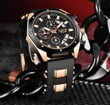 New Arrival Top Brand Luxury Silicone Sport Watches - Quartz Date  Waterproof Chronograph Mens Wristwatches - The Jewellery Supermarket