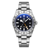 Top Brand Business Stainless Steel Quartz Watches, Luxury Super Luminous 20Bar Diving Wristwatches Best Gift for Men
