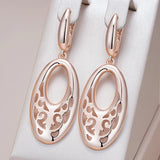 14K Gold Filled Unique Flower Ethnic Earrings High Quality Fine Boho Jewellery