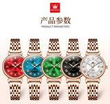 Luxury Classic Roman Scale Solid Stainless steel NEW Quartz Watches for Women Waterproof Date Women Wristwatches