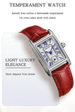 Luxury Design Rectangular Quartz Ladies Watches Creative Waterproof Wristwatches for Women - Ideal Gifts