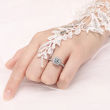Luxury 0.5-3ct VVS1 Moissanite Diamond Rings for Women S925 Sterling Silver Wedding Engagement Anniversary Jewellery