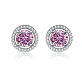 New 0.5-1ct Moissanite Diamonds Stud Earrings Lab Created Diamonds Real Silver Women's Fine Jewellery - The Jewellery Supermarket