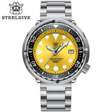 Automatic Dive Stainless Steel 300m Water Resistant Ceramic Bezel Sport Tuna Watch
