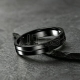 Classic 4mm Multicolour Tungsten Carbide Wedding Engagement Rings For Men Women