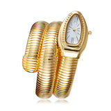 High Quality Blending Bold style Modern Elegance Unique Snake Shape Bangle Watch
