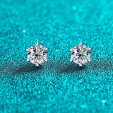 Gorgeous 0.3/0.5/1/2/3ct D Colour VVS1 Moissanite Earrings for Women Fine Jewellery - Sterling Silver Earrings - The Jewellery Supermarket