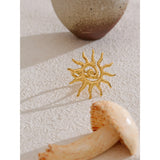 18K Gold Plated  Stainless Steel Hot Style Metal Sun Adjustable Trending Ring