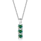 Captivating 1.5cttw Real D Colour VVS1 Full Moissanite Diamonds Necklace For Women  - 925 Sterling Silver Fine Jewellery