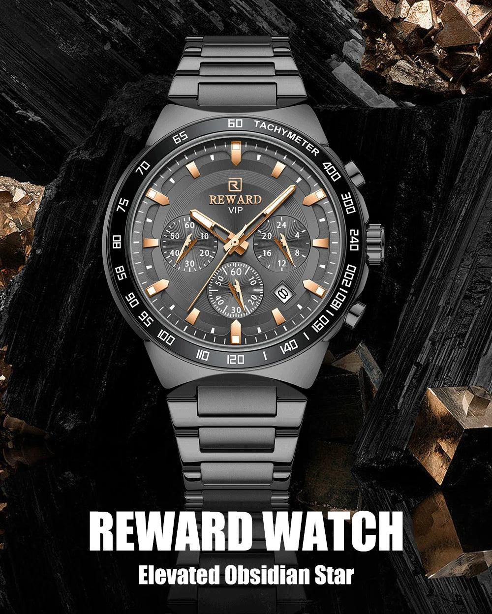 Top Brand Stainless Steel Quartz Analog Waterproof Luminous Date Wrist Watch - Luxury Casual Watches for Men - The Jewellery Supermarket