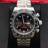 New VK63 Automatic Movement Steel Quartz 20bar Waterproof Diving Men's Watch