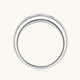 Awesome GRA Certified Round Moissanite Diamonds Rings for Women Silver Engagement Wedding Party Star Fine Jewellery