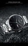 New Famous Brand High Quality Mechanical Stainless Steel Classic Waterproof Business Men's Watches