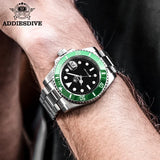 Luxury Brand 41mm Ceramic Bezel Classic Stainless Steel BGW9 Luminous Date Business 20Bar Dive Quartz Wristwatches