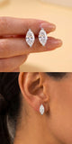 Luxury 0.5-2 Carats Marquise Heart Pear Princess Cut Moissanite Diamonds Stud Earrings