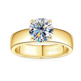 Brilliant D Colour VVS1 Moissanite Diamonds Ladies Rings Engagement Wedding S925 Sterling Silver Fine Jewellery