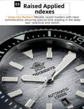 Sapphire Crystal 3D Dial Bright Lume 1000m Water Resistance Automatic Dive Watch