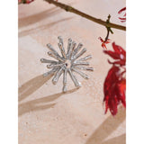 18K Gold Plated Stainless Steel Sun Flower Fashion Ring for Women  Daily Jewellery