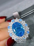 Dazzling Ocean Blue or Lovely Yellow Treasure High Quality AAAAA High Carbon Diamond Women's Rings - Fine Jewellery - The Jewellery Supermarket