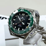Solar Dive Luxury Quartz 316L Stainless Steel 300M Waterproof Diving Sport Watches