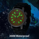 20ATM Diver Mechanical Sapphire Glass Luminous Waterproof Self Winding Dive Watch