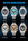 New Arrival Top Brand Luxury Quartz Waterproof Luminous Dial Date Chronograph Sports Wristwatches - The Jewellery Supermarket