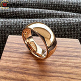 Dome High Polish Classics I Love You 6/8MM Men Women Wedding Tungsten Couple Rings