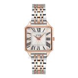New Quality Fashion Roman Design Square Watches - Gold Plated Alloy Strap Luxury Ladies Quartz Wristwatches - The Jewellery Supermarket