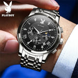 Top Brand Original Stainless Steel Waterproof Quartz, High Quality Trend Casual Men Wrist Watches for Men