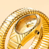 Famous Brand Dress Jewellery Fashion Quartz Snake Watch For Women