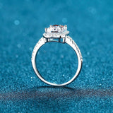 925 Sterling Silver 0.5-3ct VVS1 D Colour Moissanite GRA Certified Diamonds Wedding Engagement Rings, Fine Jewellery