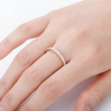 Stunning  VVS1 D Colour 100% Moissanite Diamond Eternity 925 Sterling Silver Wedding Engagement Rings for Women