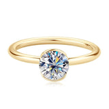 Pleasant GRA Certified Solitaire Moissanite S925 Sterling Silver Rings for Women - Lab Diamond Engagement Jewellery