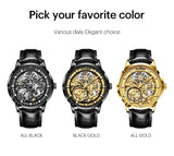 High Quality Luxury Top Brand Automatic Mechanical Fashion Trend Design Original Waterproof Mens Watch