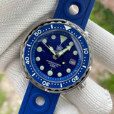Automatic Dive Stainless Steel 300m Water Resistant Ceramic Bezel Sport Tuna Watch