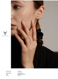 18K Gold Plated Sun Star Moon Stainless Steel Stylish Celestial Women Ring