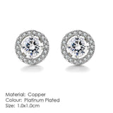 Appealing AAA+ Cubic Zirconia Stud Earring Selection Rose Gold Silver Color - Best Online Prices by Jewellery Supermarket - The Jewellery Supermarket