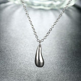 Appealing Silver Jewelry Set Water Drop Necklace Bangles Rings Earrings - Best Online Prices by Jewellery SupermarketAppealing - The Jewellery Supermarket