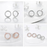 Attractive 925 Sterling Silver Stud Earrings - Best Online Prices by Jewellery Supermarket - The Jewellery Supermarket