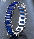 Attractive CZ Paved Austrian Zircon Unique Design Ring - Best Online Prices by Jewellery Supermarket - The Jewellery Supermarket