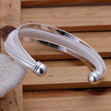 Attractive Silver Plated Hypotenuse Bracelet Bangle- Factory Direct Prices by Jewellery Supermarket - The Jewellery Supermarket