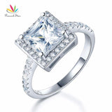 Awesome 1.5 Ct Princess Cut Silver Wedding Anniversary Engagement Fine Jewellery Ring - The Jewellery Supermarket