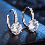 Captivation Fashion Round 2.0ct AAA+ Cubic Zirconia Drop Earrings