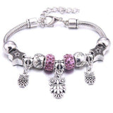 Colorful Crystal DIY Beads Charm Bracelet & Bangles - The Jewellery Supermarket