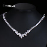 Dazzling AAA Cubic Zirconia Vintage Jewelry Necklace Bridal Wedding Engagement - Best Online Prices by Jewellery Supermarket - The Jewellery Supermarket