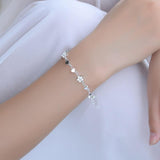 Elegant 925 Silver Bracelets Anklets Star Heart Design- Wholesale Prices by Jewellery Supermarket - The Jewellery Supermarket