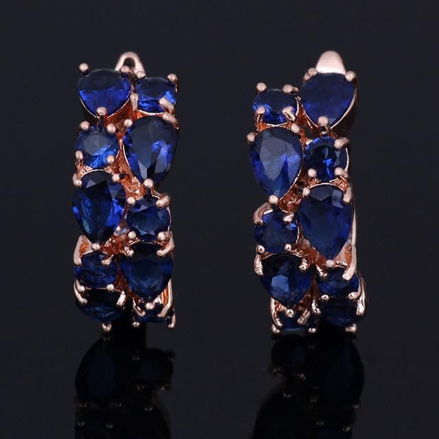 Elegant Crystal Stone Stud Earrings and Rings - Best Online Prices by Jewellery Supermarket - The Jewellery Supermarket