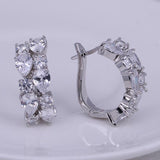 Elegant Crystal Stone Stud Earrings and Rings - Best Online Prices by Jewellery Supermarket - The Jewellery Supermarket