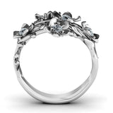 Flower Ring with AAA+ Crystal Cubic Zirconia Stylish Jewellery Ring - The Jewellery Supermarket